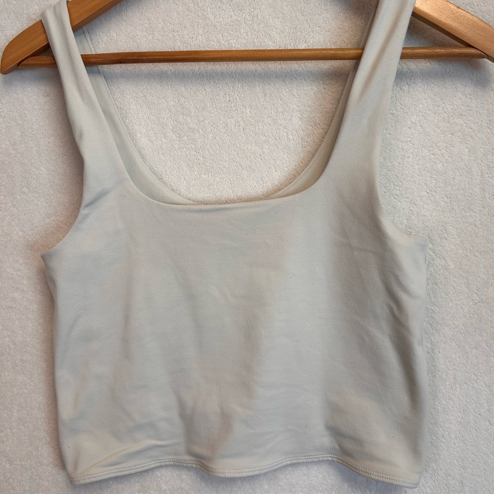 Abercrombie & Fitch Cream Soft Tank Top